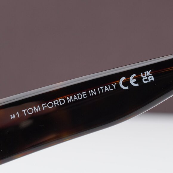 Tom Ford Athena FT1190 52H Cat Eye Sunglasses - Havana\\Brown Polarized main image 8